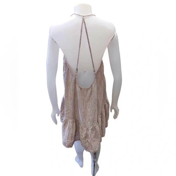 Aerie Boho Spaghetti Strap Mini Ruffled Dress Size XXL - Picture 4 of 9